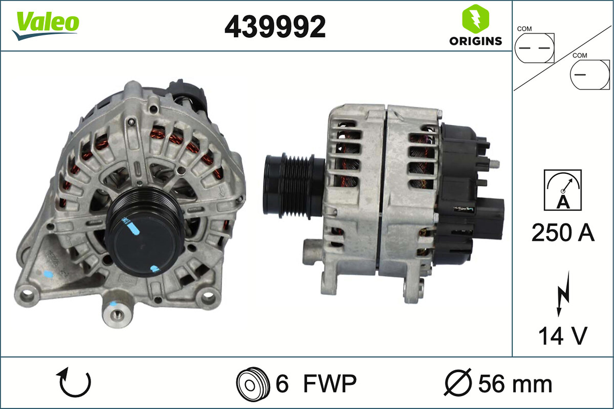 VALEO Generator 439992 for MERCEDES-BENZ MERCEDES-BENZ (BBDC)