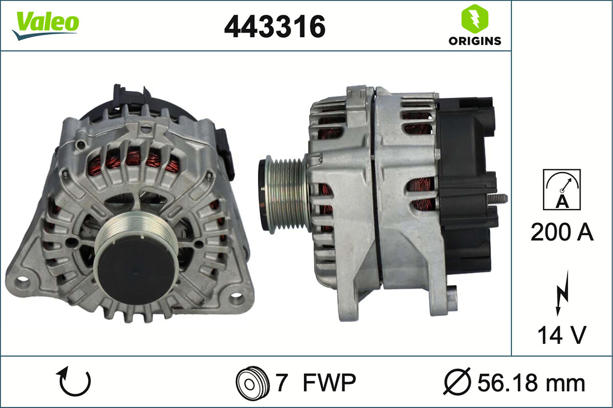 VALEO Generator 443316 for IVECO