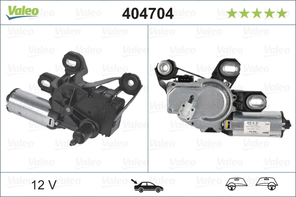 VALEO Viskermotor 404704 bag for MERCEDES-BENZ