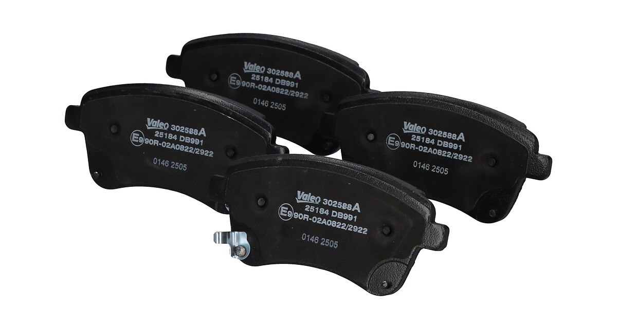 VALEO Bremseklodser 302588a foraksel for KIA