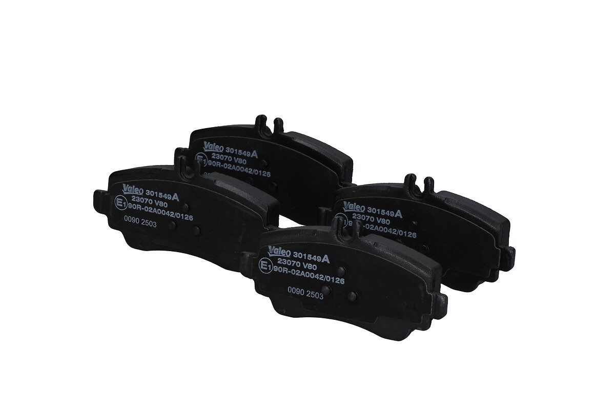 VALEO Bremseklodser 301549a foraksel for MERCEDES-BENZ