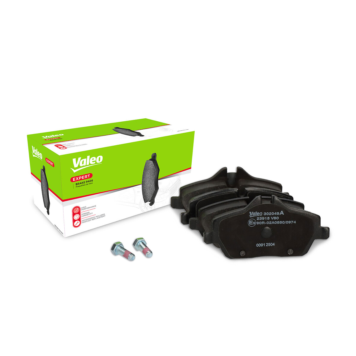 VALEO Bremseklodser 302049a foraksel for BMW MINI