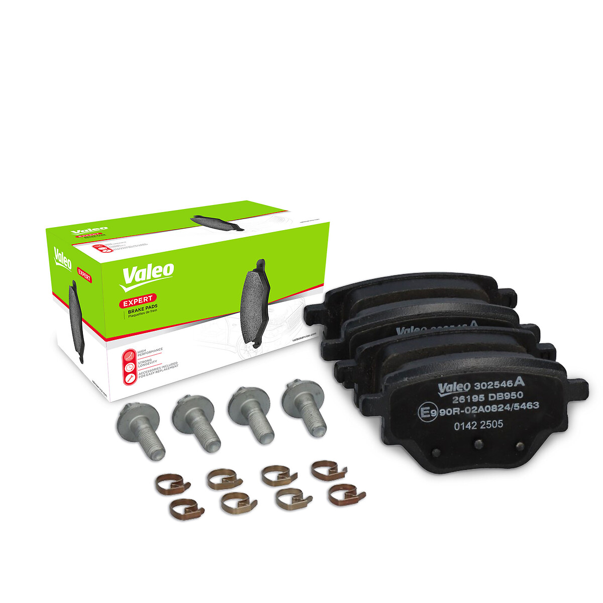 VALEO Bremseklodser 302546a bagaksel for VAUXHALL JEEP