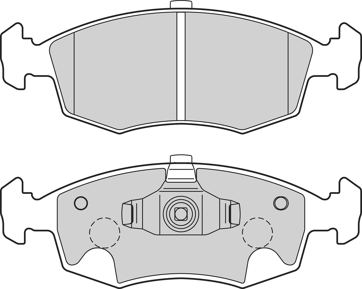 VALEO Bremseklodser 302658 foraksel for FIAT