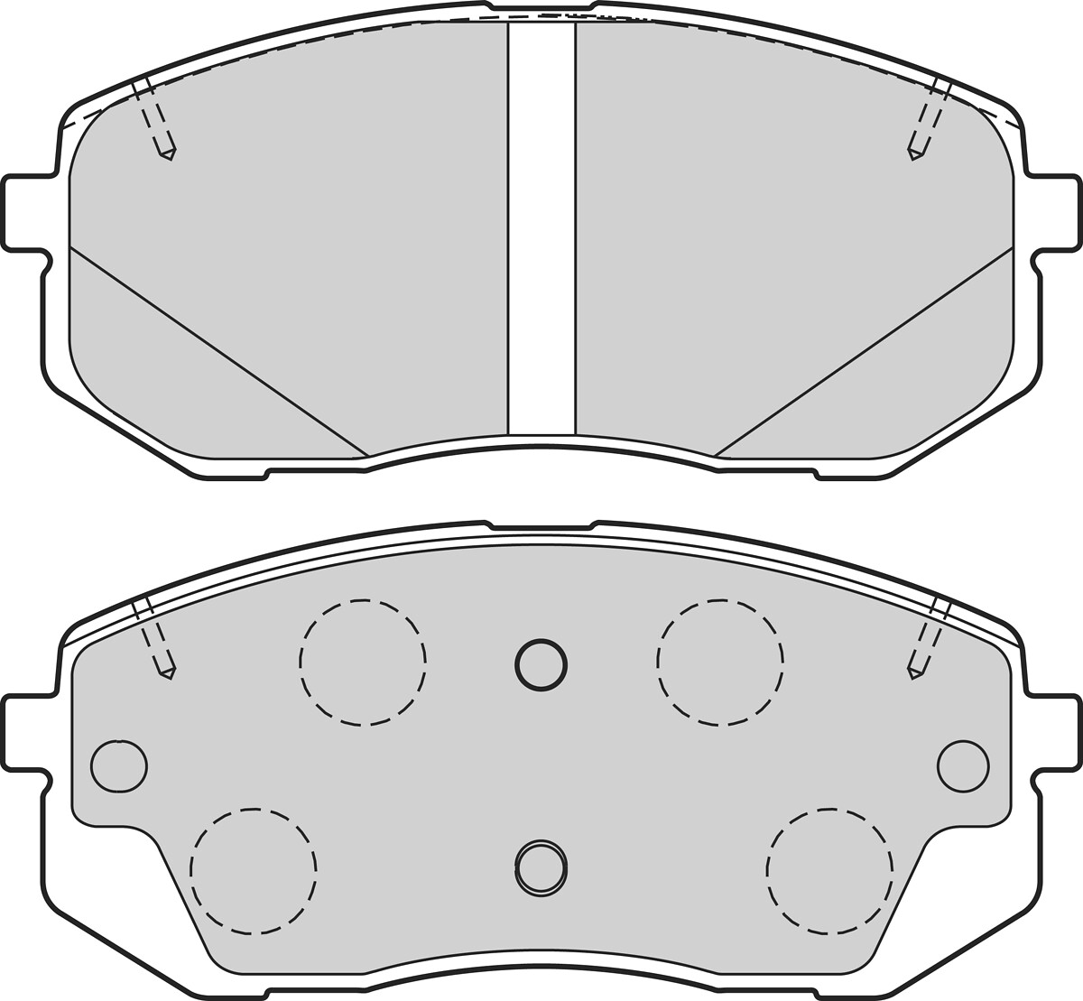 VALEO Bremseklodser 302676 foraksel for KIA