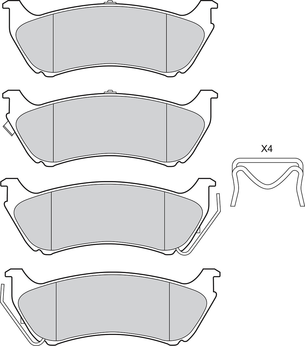 VALEO Bremseklodser 302840 bagaksel for MERCEDES-BENZ