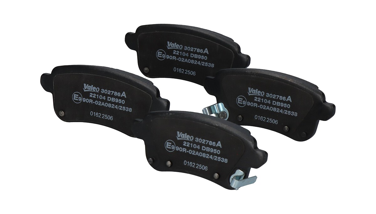 VALEO Bremseklodser 302786a bagaksel for RENAULT