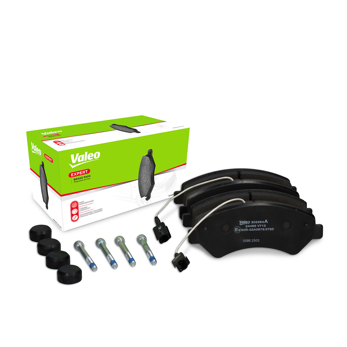 VALEO Bremseklodser 302264a foraksel for FIAT PEUGEOT VAUXHALL