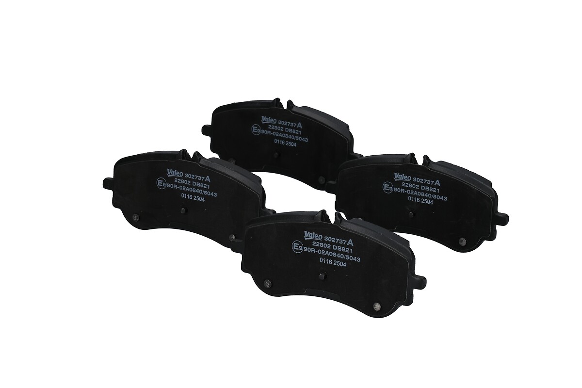 VALEO Bremseklodser 302737a bagaksel for MAN VW