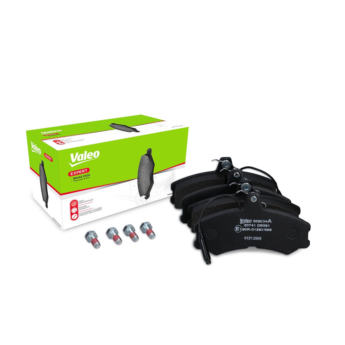 VALEO Bremseklodser 302604a foraksel for PEUGEOT FIAT CITROËN
