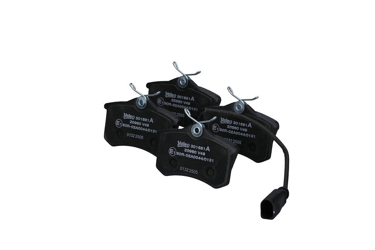 VALEO Bremseklodser 301681a bagaksel for FORD VW