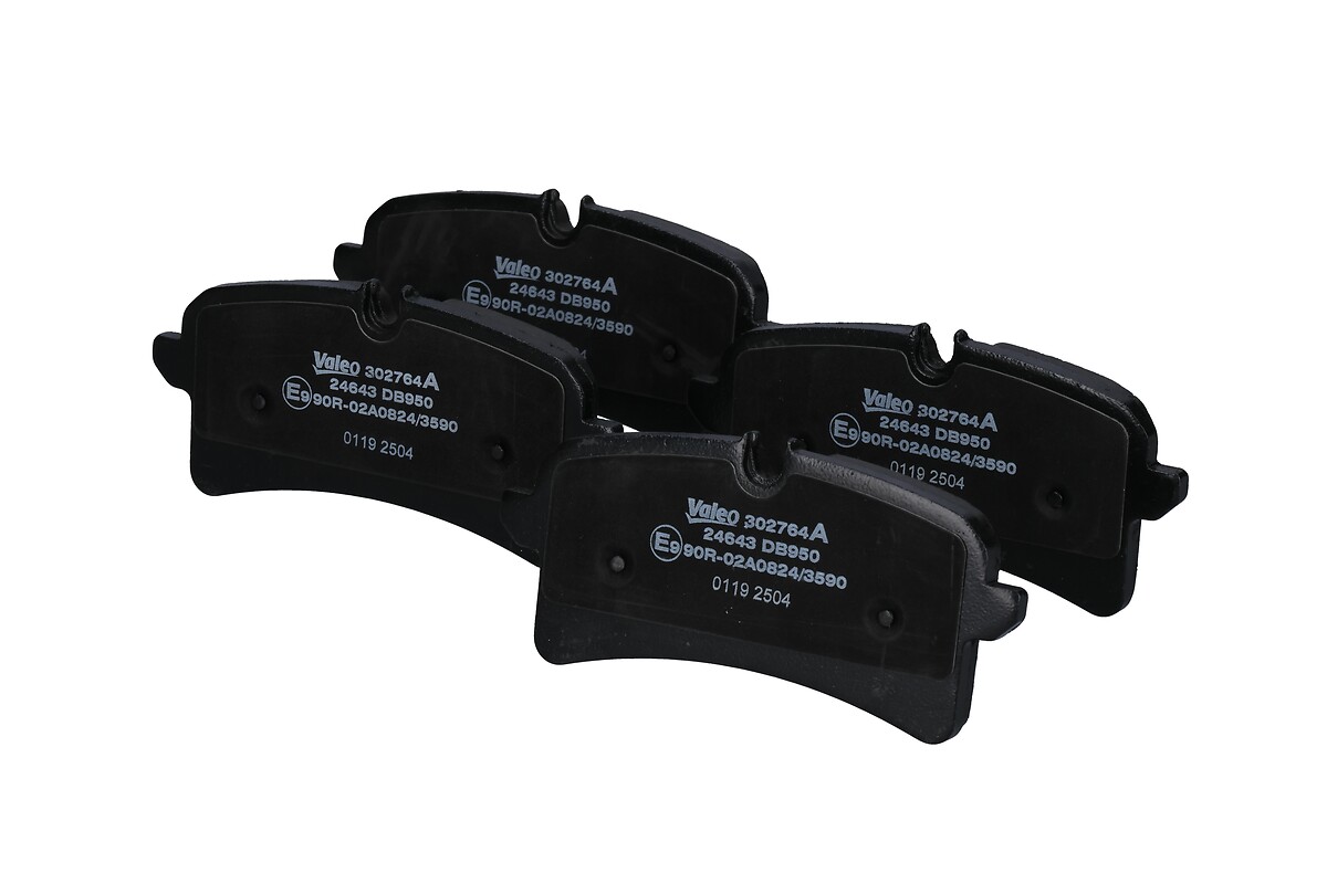 VALEO Bremseklodser 302764a bagaksel for AUDI