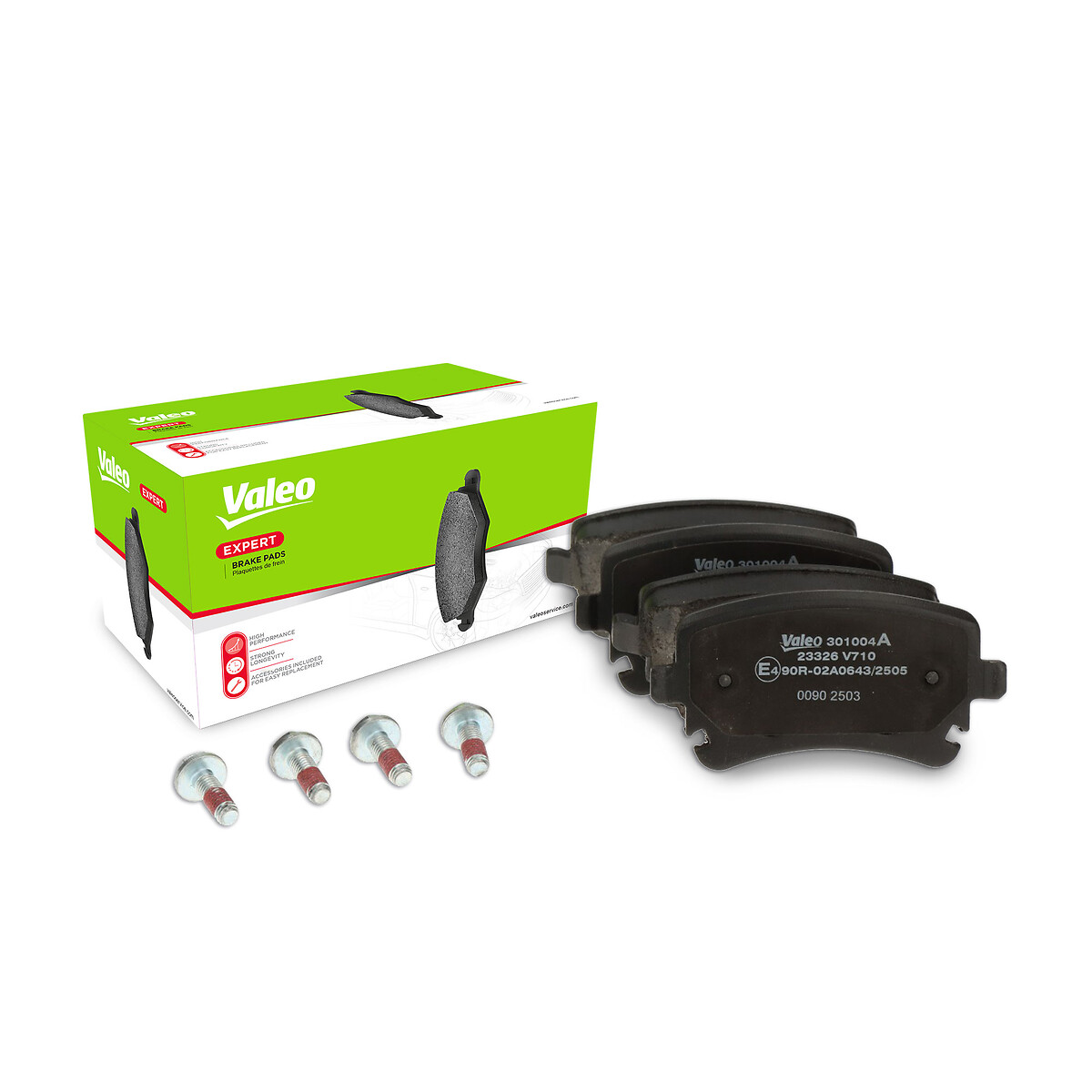VALEO Bremseklodser 301004a bagaksel for AUDI VW BENTLEY