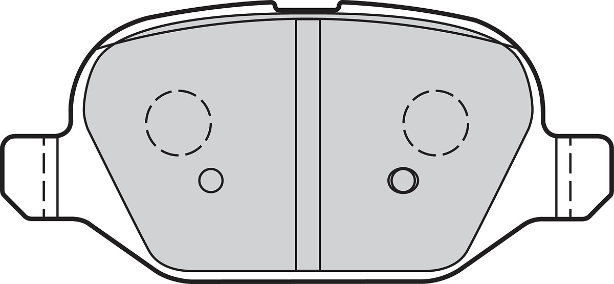 VALEO Bremseklodser 302338 bagaksel for FIAT