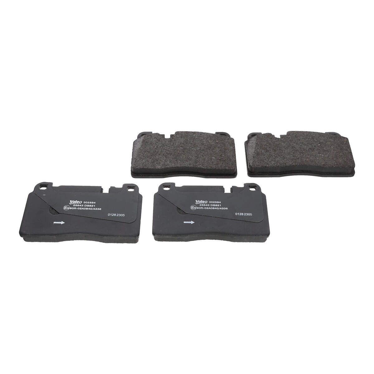 VALEO Bremseklodser 302584 foraksel for AUDI PORSCHE