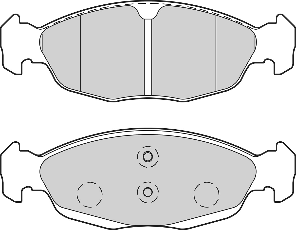 VALEO Bremseklodser 302675 bagaksel for OPEL CHEVROLET VAUXHALL JAGUAR DAEWOO