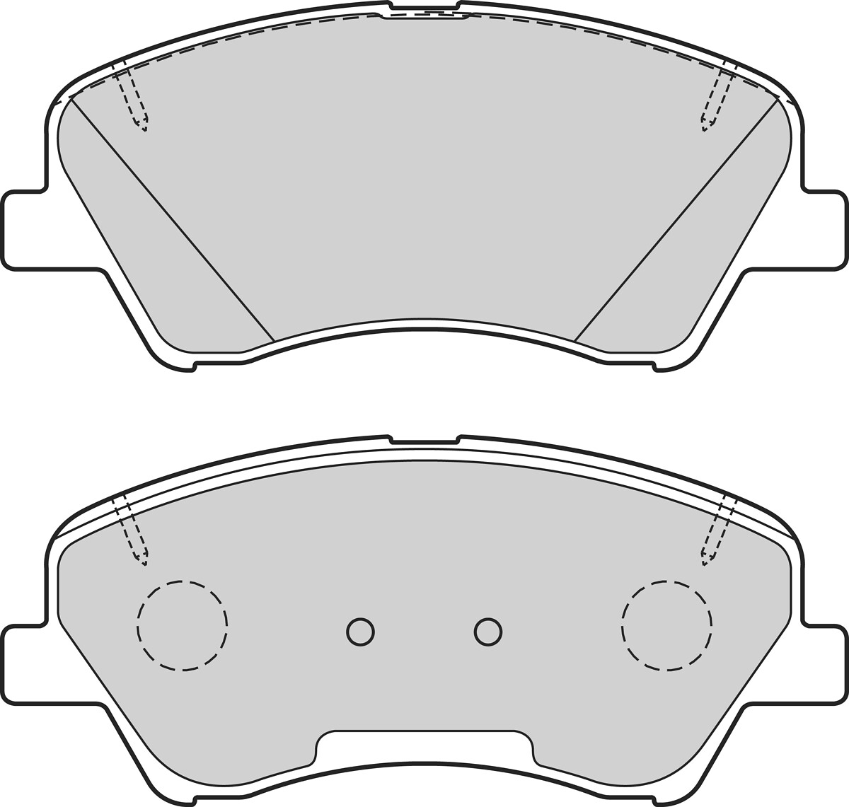 VALEO Bremseklodser 302700 foraksel for KIA