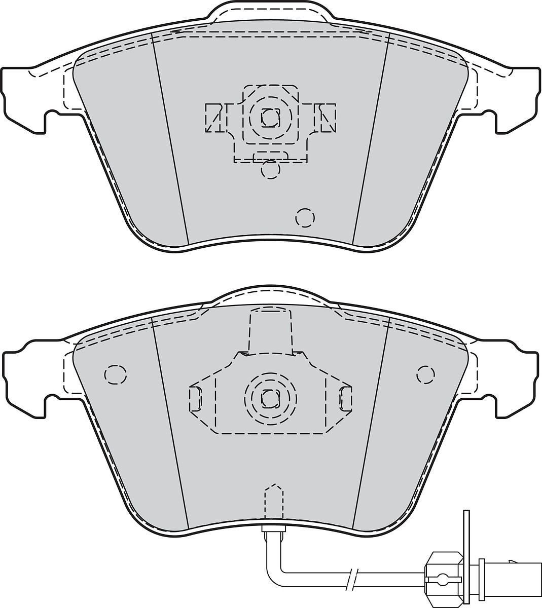 VALEO Bremseklodser 302056 foraksel for AUDI