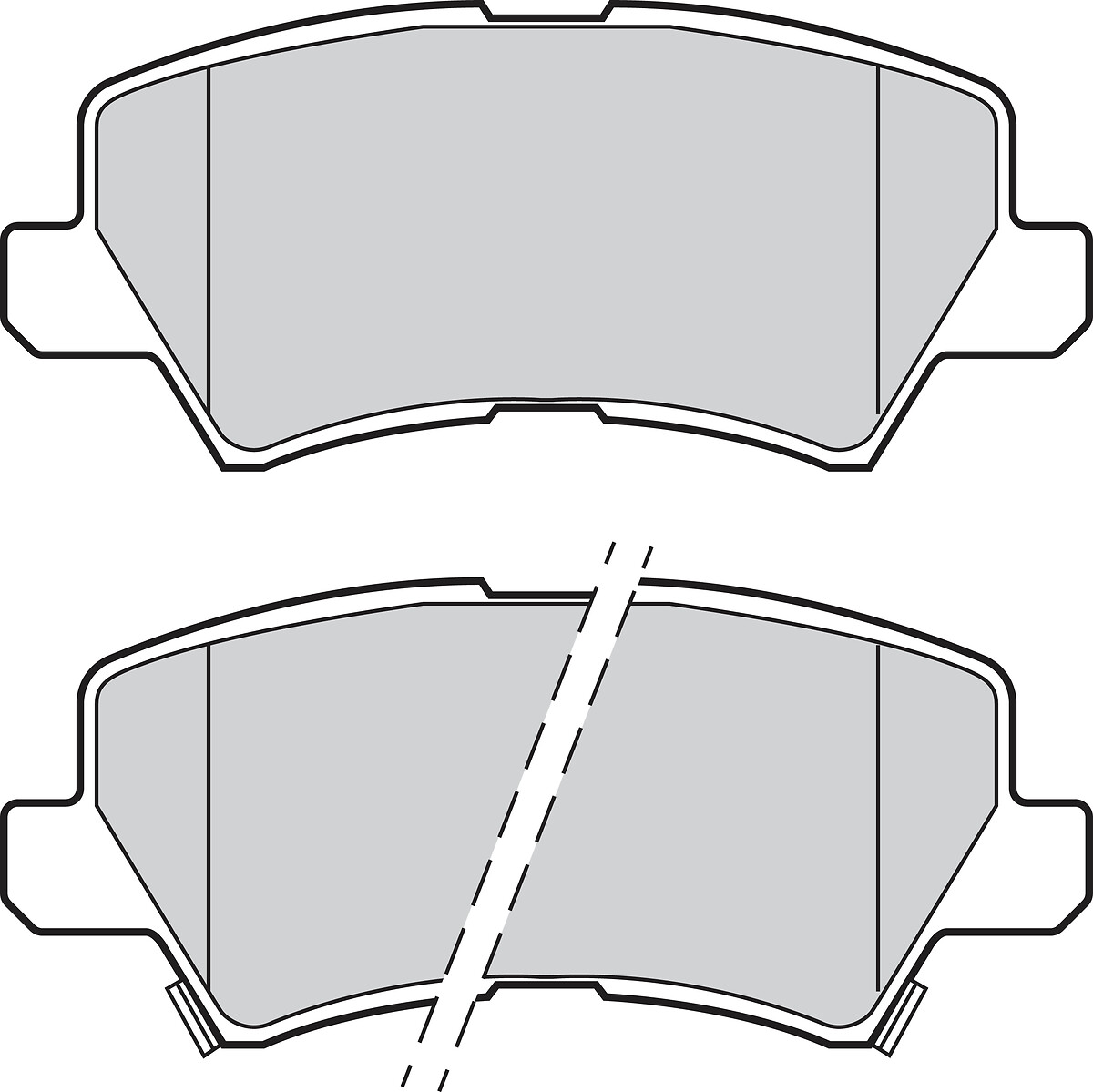 VALEO Bremseklodser 302785 bagaksel for KIA