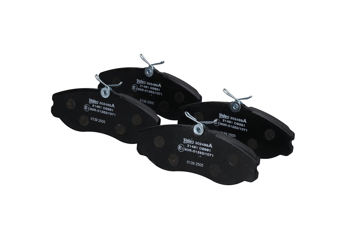 VALEO Bremseklodser 302489a foraksel for FORD NISSAN