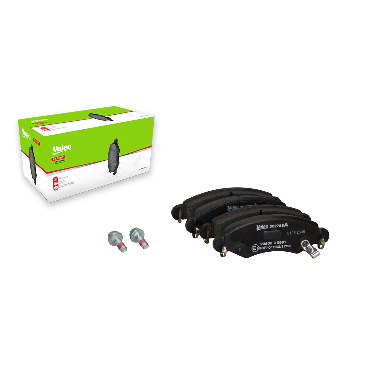 VALEO Bremseklodser 302758a foraksel for SUZUKI