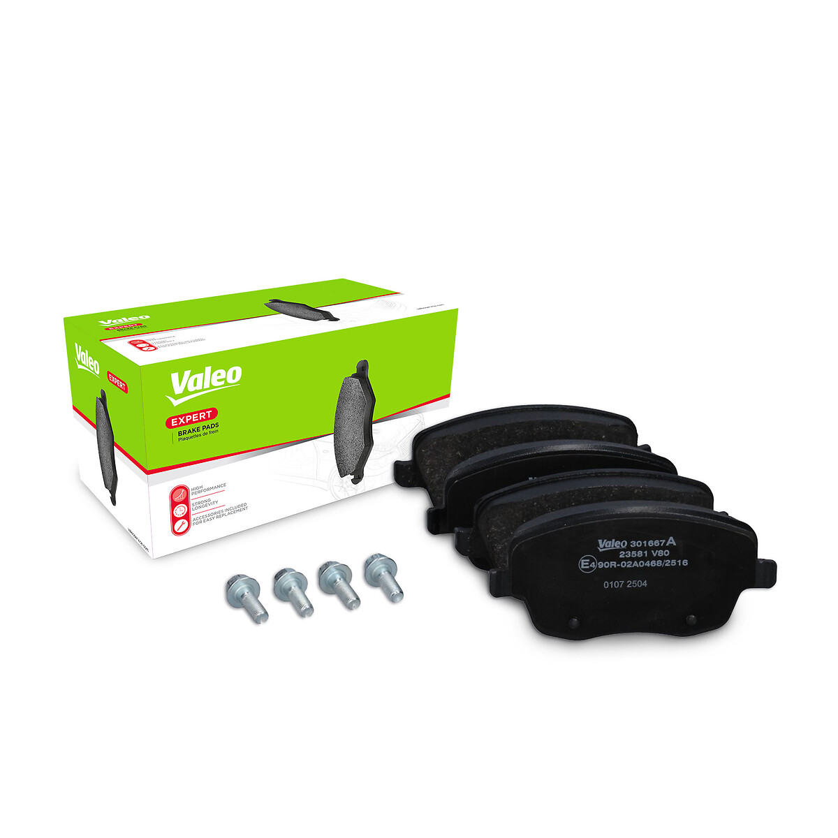 VALEO Bremseklodser 301667a foraksel for VW