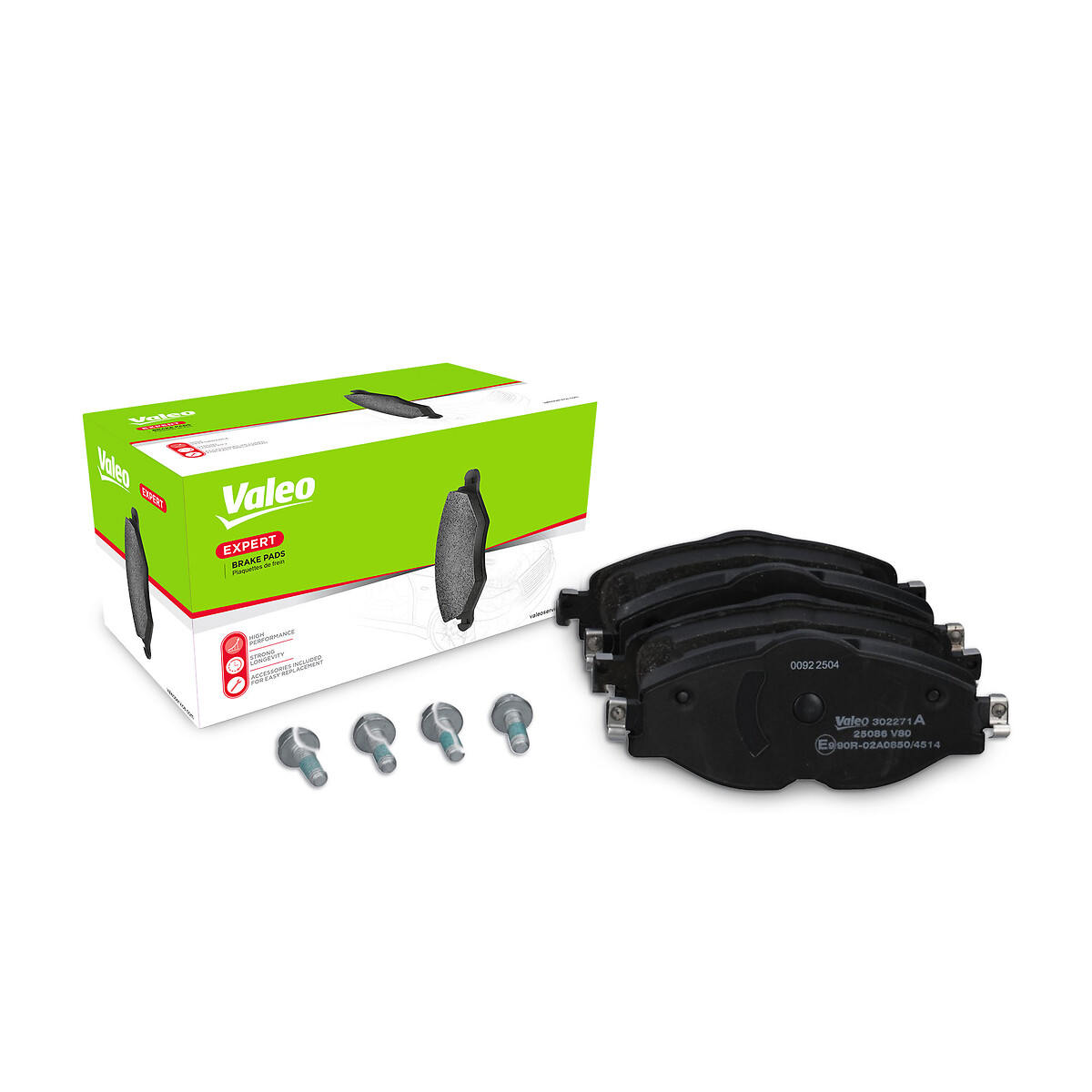 VALEO Bremseklodser 302271a foraksel for VW VW (SVW) SKODA (SVW)