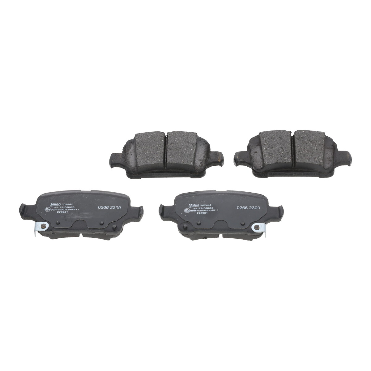 VALEO Bremseklodser 302442 bagaksel for CHEVROLET (SGM) VAUXHALL