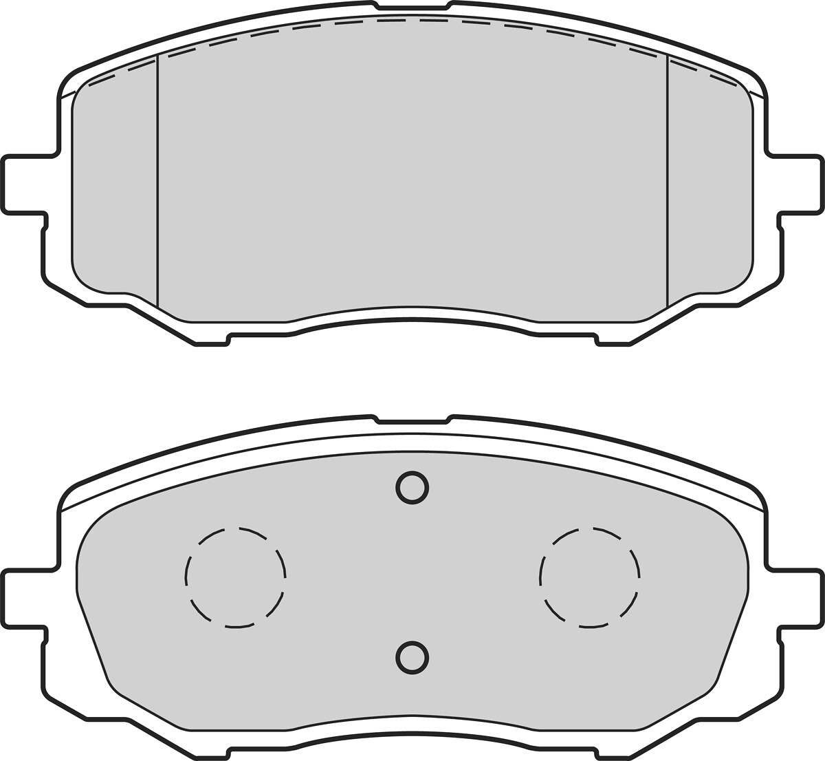 VALEO Bremseklodser 302754 foraksel for HYUNDAI