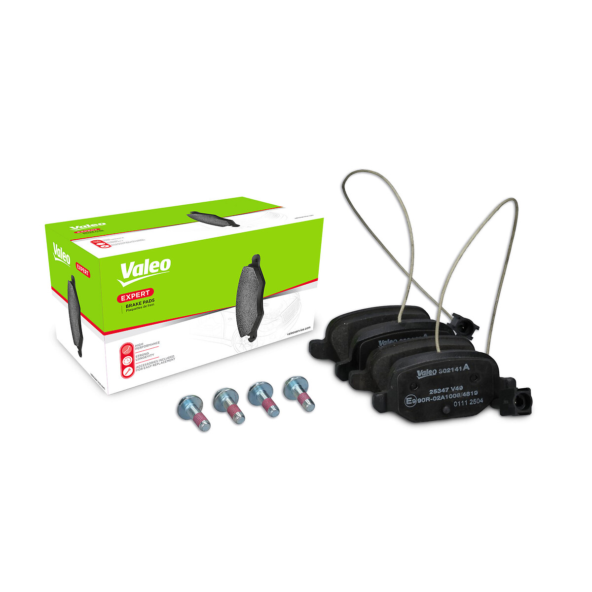 VALEO Bremseklodser 302141a bagaksel for ABARTH