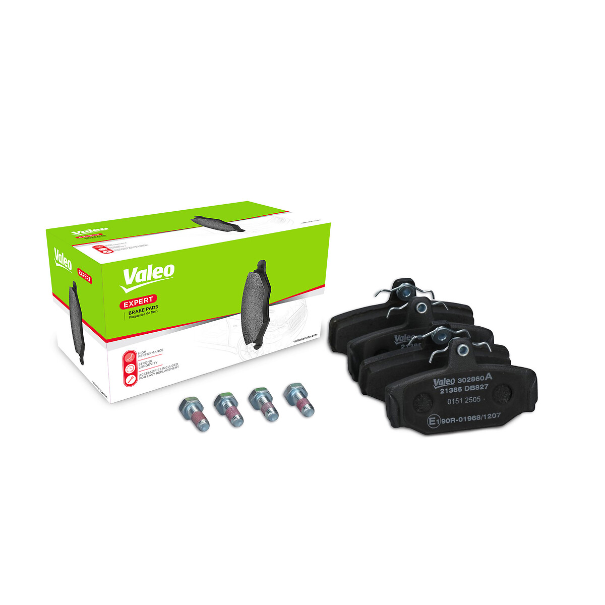VALEO Bremseklodser 302860a bagaksel for VOLVO
