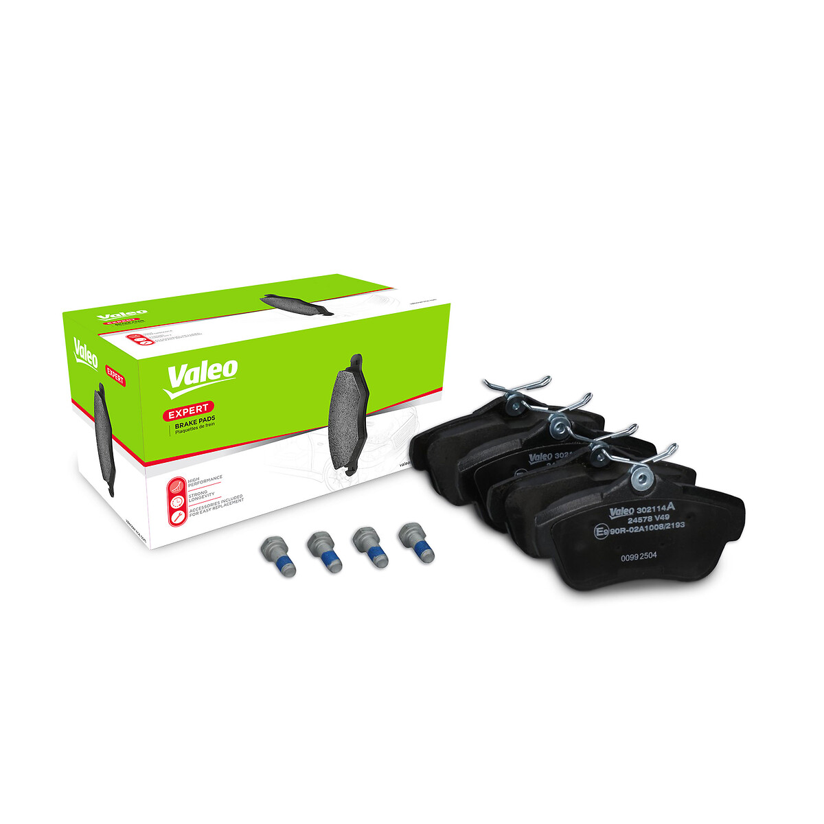 VALEO Bremseklodser 302114a bagaksel for PEUGEOT CITROËN FIAT TOYOTA