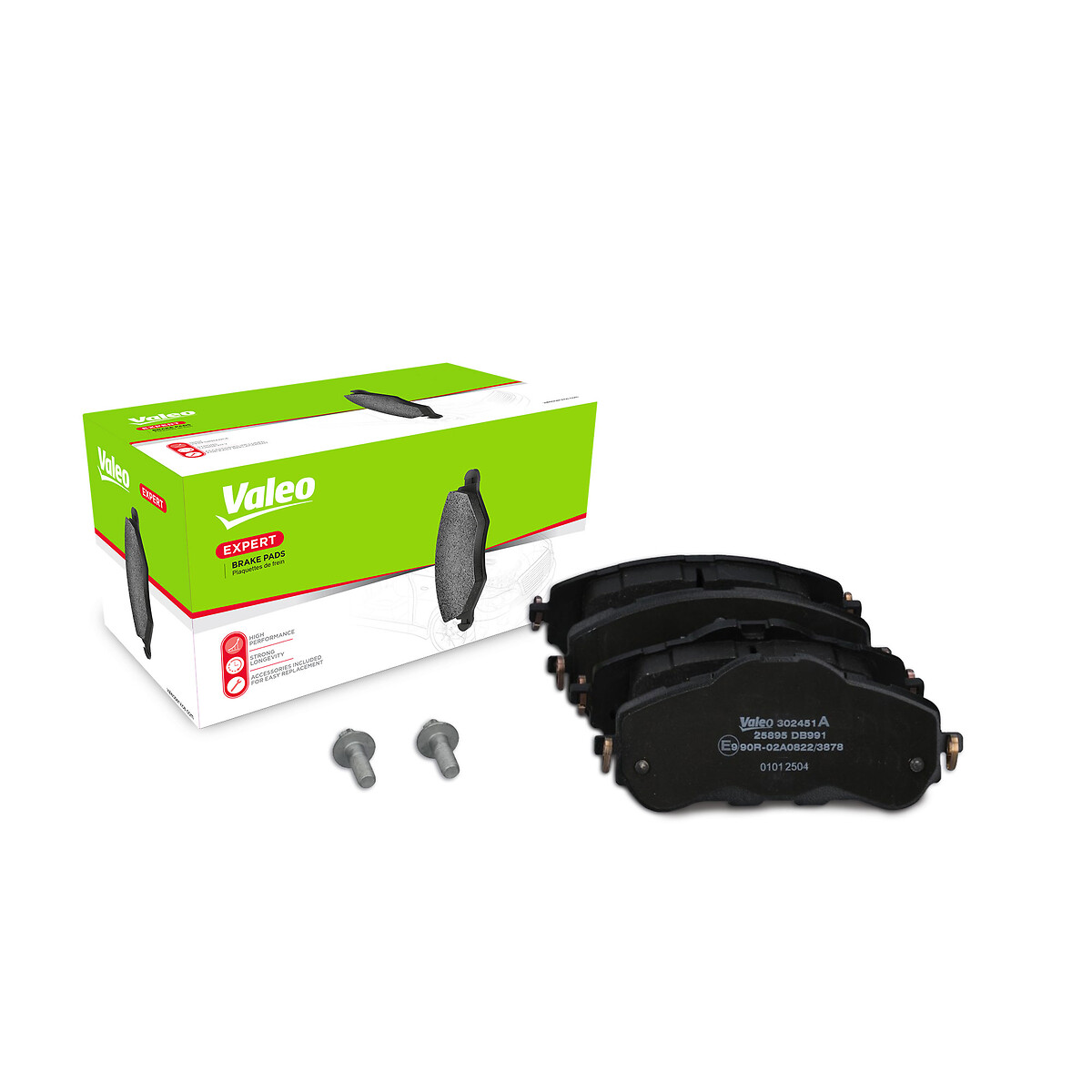 VALEO Bremseklodser 302451a foraksel for VAUXHALL PEUGEOT TOYOTA