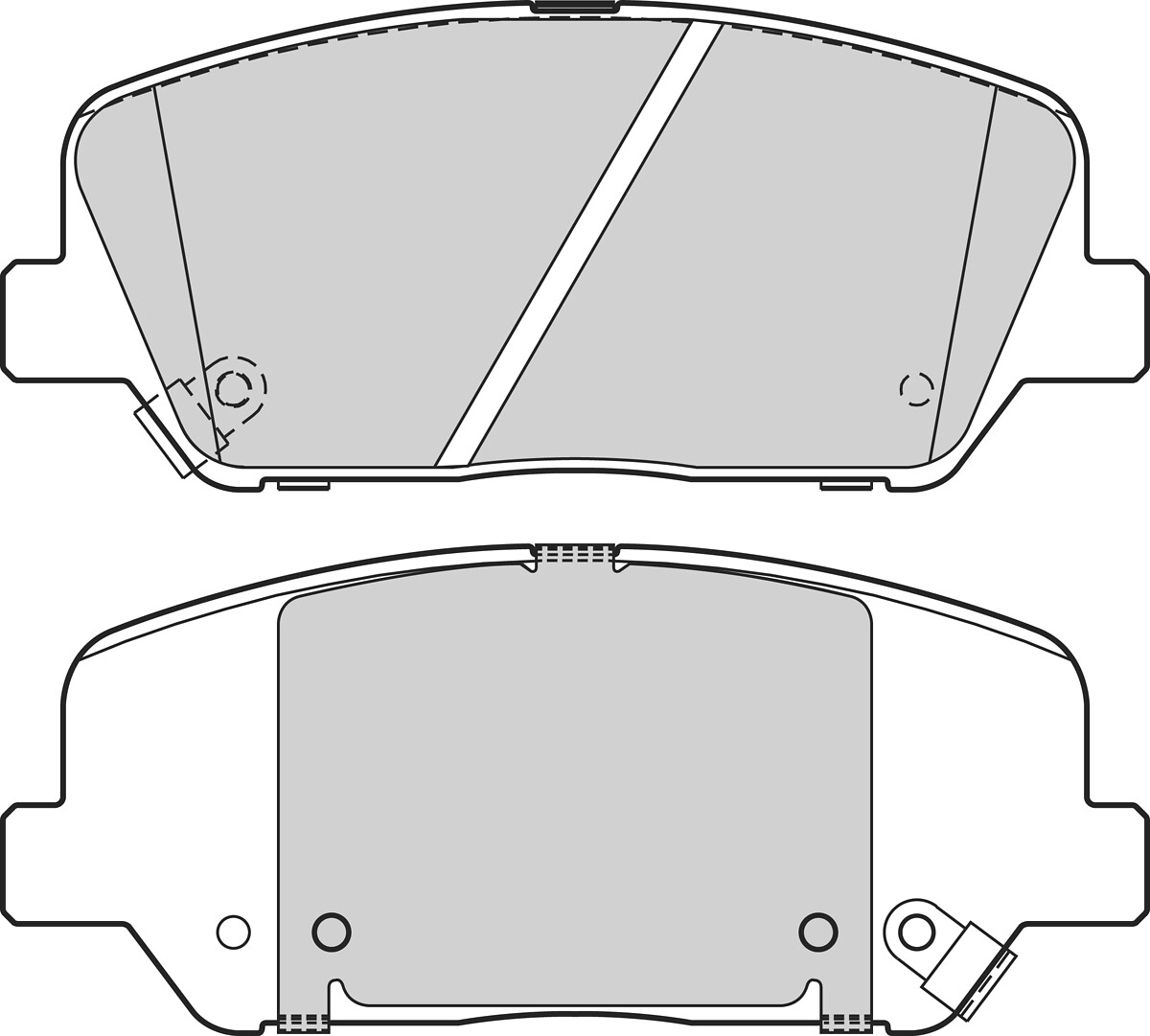 VALEO Bremseklodser 302677 foraksel for HYUNDAI KIA NAZA KIA (DYK)