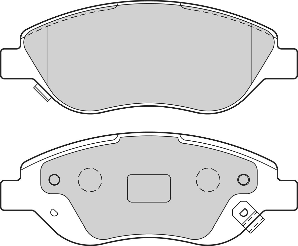 VALEO Bremseklodser 302727 foraksel for FIAT