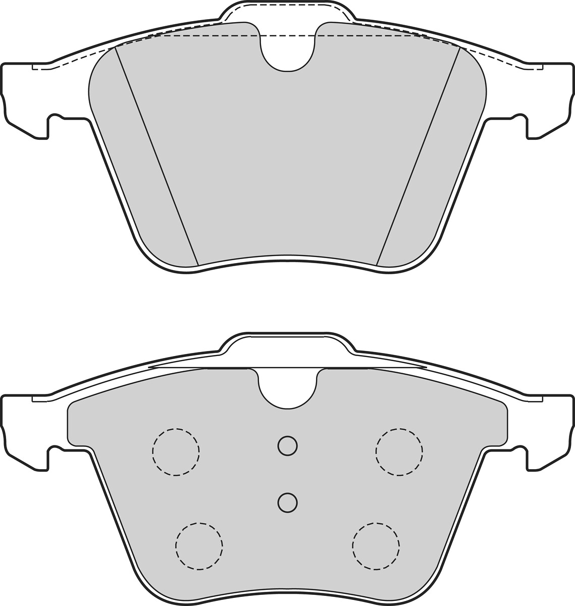 VALEO Bremseklodser 302739 foraksel for VOLVO
