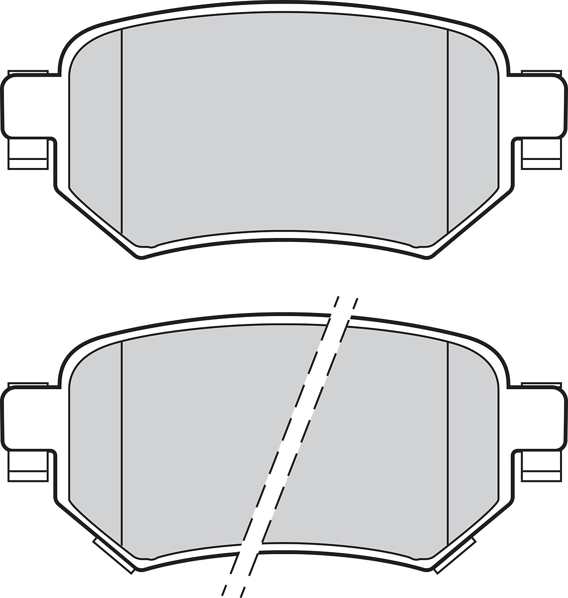 VALEO Bremseklodser 302895 bagaksel for MAZDA MAZDA (FAW)