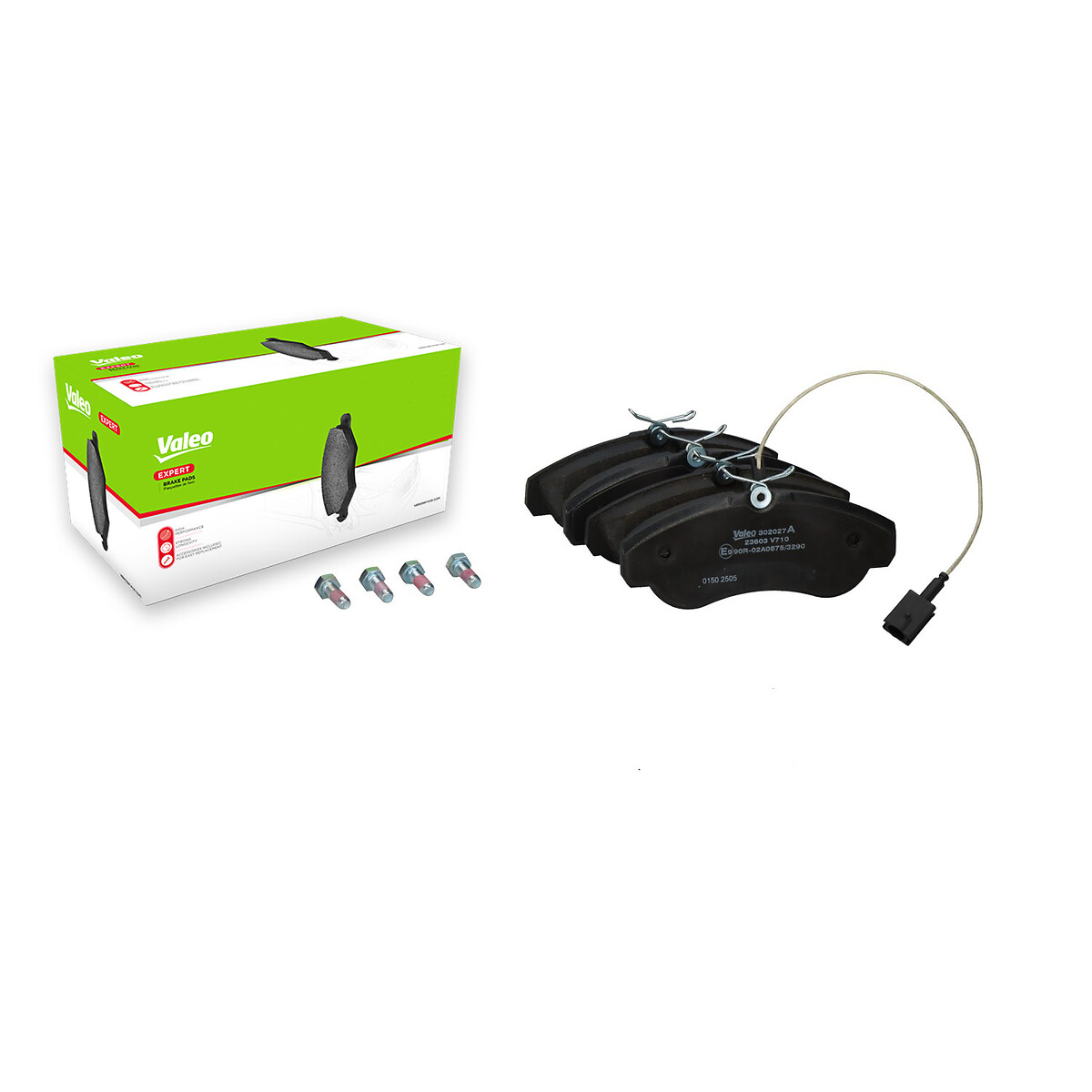 VALEO Bremseklodser 302027A foraksel for PEUGEOT CITROËN FIAT