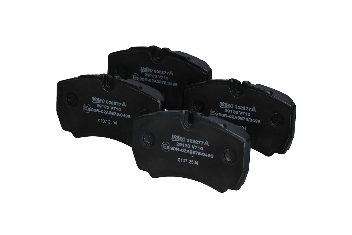 VALEO Bremseklodser 302277a bagaksel for IVECO