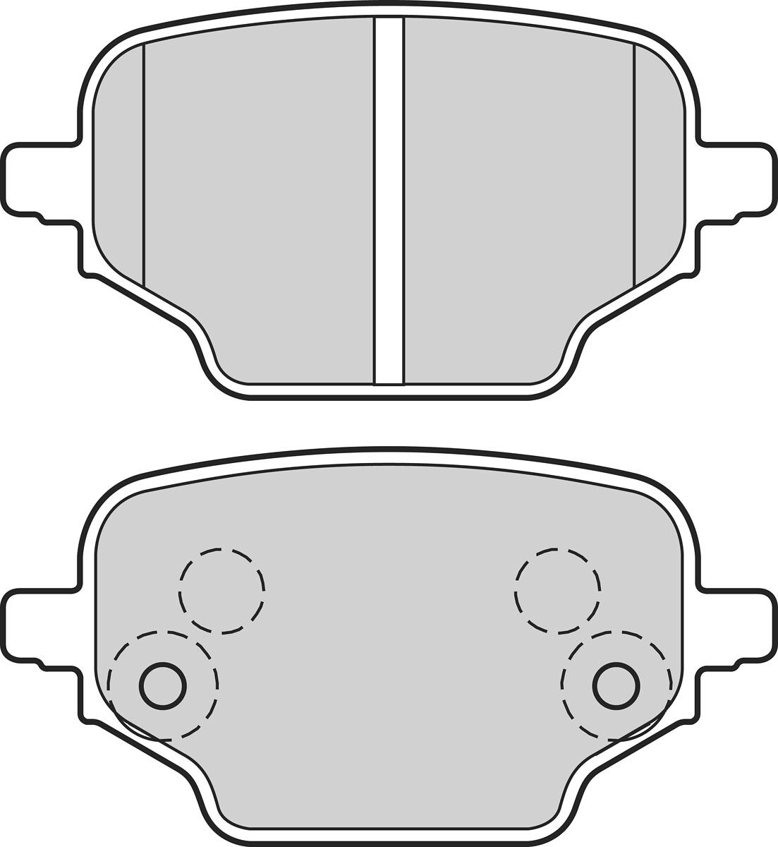 VALEO Bremseklodser 302707 bagaksel for VAUXHALL FIAT TOYOTA