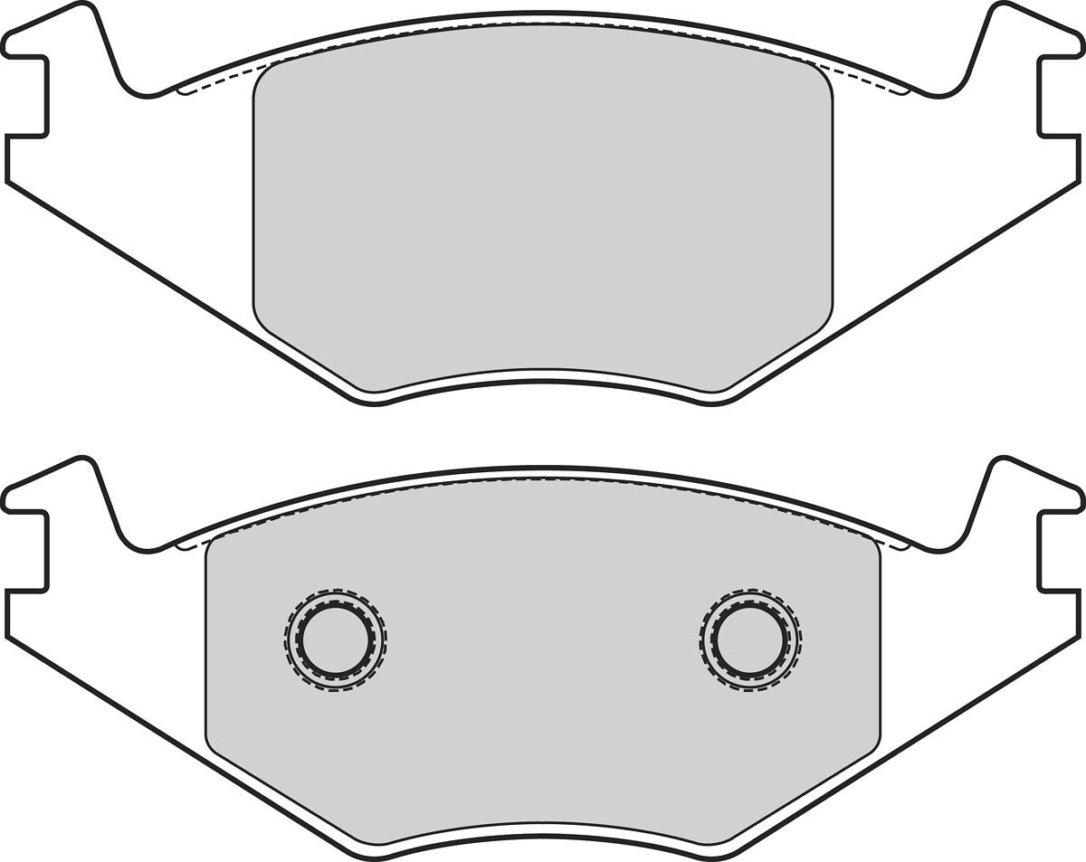 VALEO Bremseklodser 302716 foraksel for VW