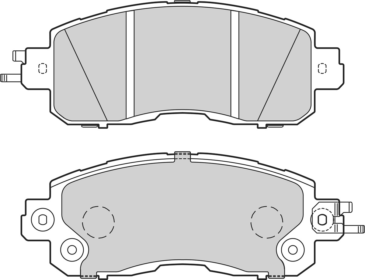 VALEO Bremseklodser 302742 foraksel for VENUCIA