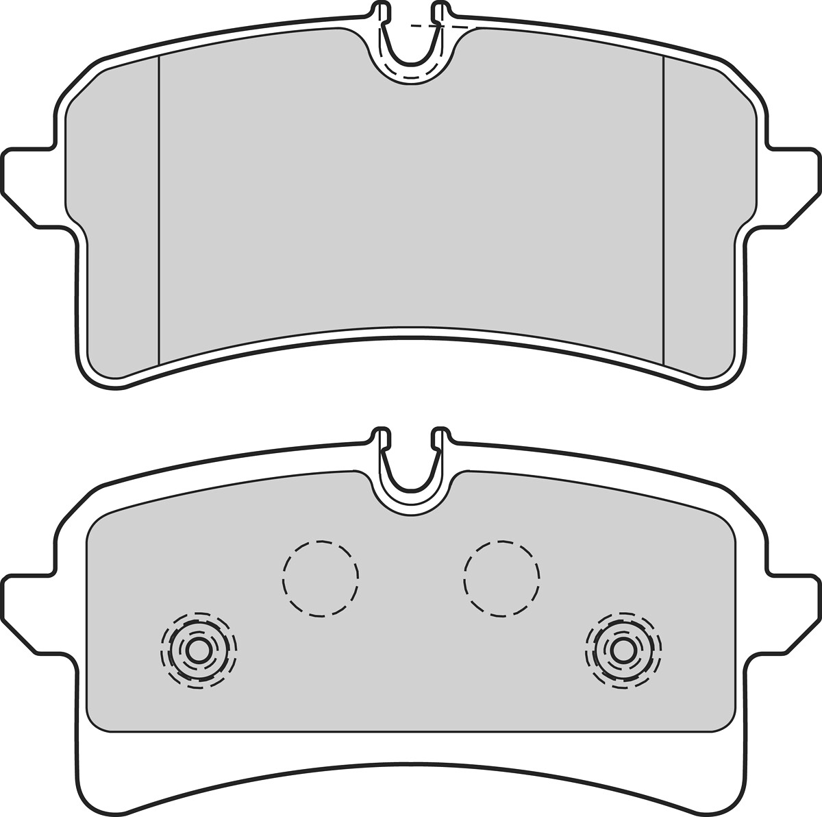 VALEO Bremseklodser 302764 bagaksel for AUDI