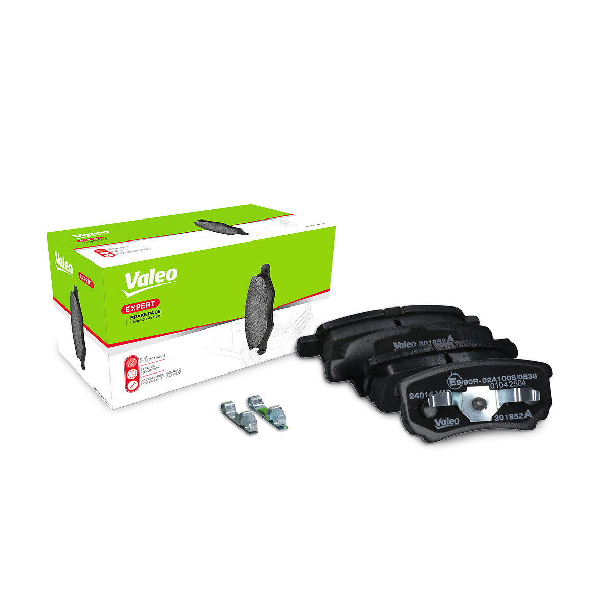 VALEO Bremseklodser 301852a bagaksel for JEEP CHRYSLER DODGE CHRYSLER (BBDC) MITSUBISHI PROTON