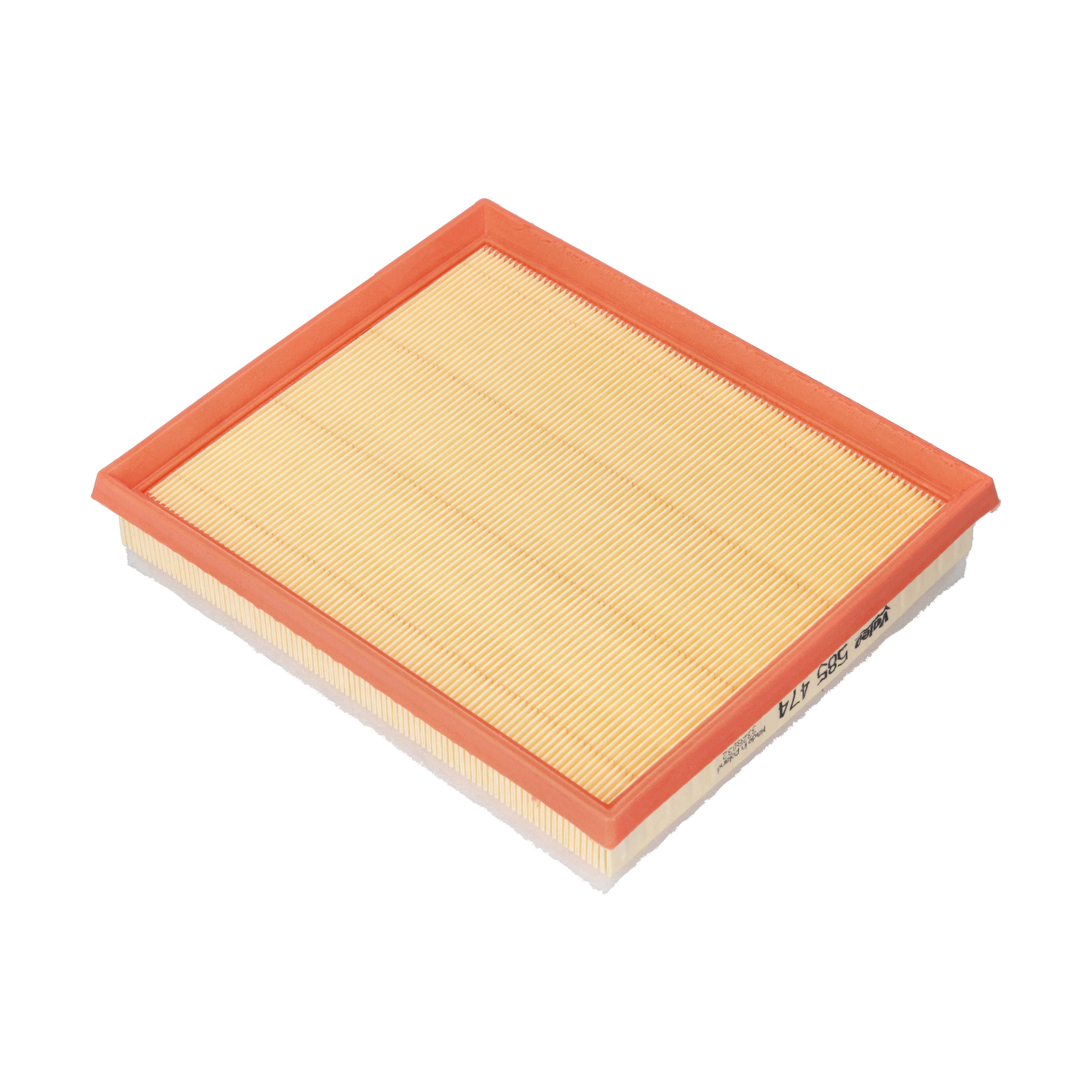 VALEO Luftfilter 585474 Filterindsats length_mm_203|Længde [mm]|239 width_mm_206|Bredde [mm]|205 height_mm_209|Højde [mm]|53 weight_kg_212|Vægt [kg]|0