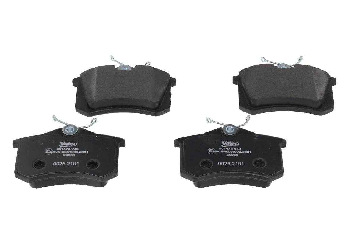 VALEO Bremseklodser 301474 bagaksel for DS VAUXHALL MG (SAIC) PEUGEOT CITROËN RENAULT VW