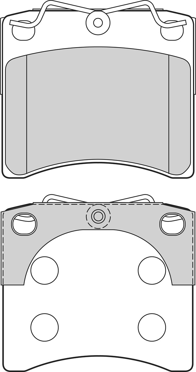 VALEO Bremseklodser 302679 foraksel for VW