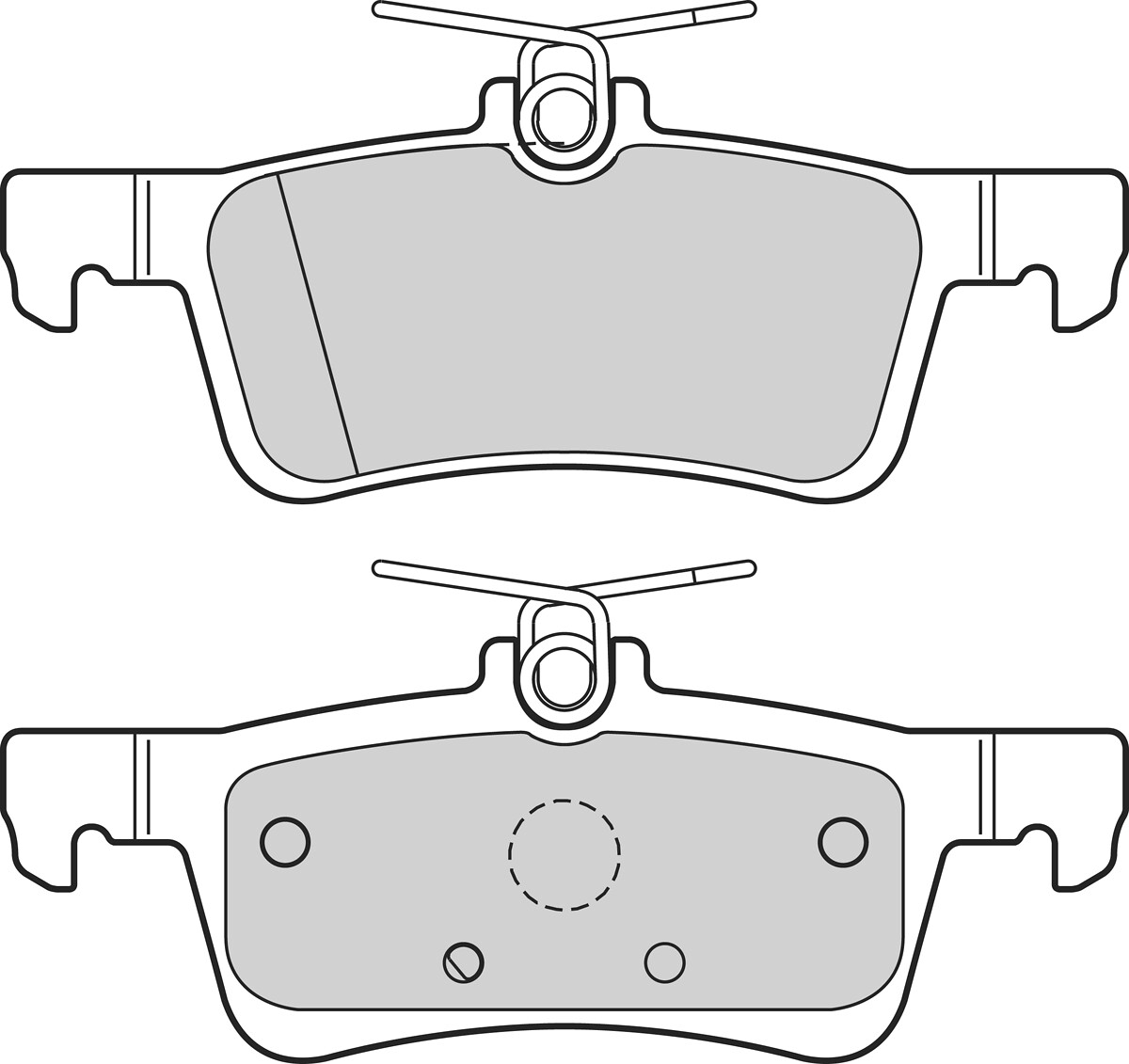 VALEO Bremseklodser 302702 bagaksel for FORD
