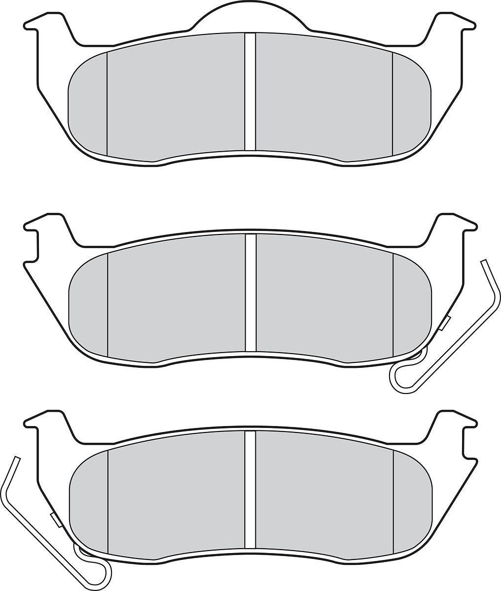 VALEO Bremseklodser 302812 bagaksel for KAWEI AUTO JEEP