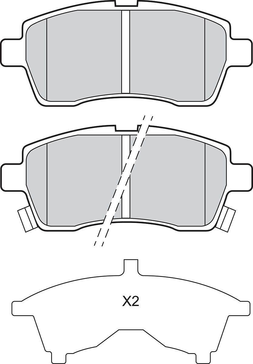VALEO Bremseklodser 302921 foraksel for SUZUKI